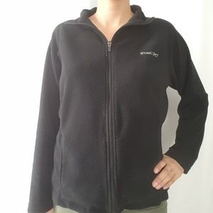 Reebok black fleece zip up A33